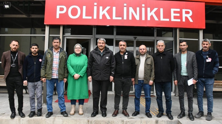 Patnos Belediye Başkanı Taşkın, ADSM’yi Ziyaret Ederek Sağlık Çalışanlarını Ziyaret Etti