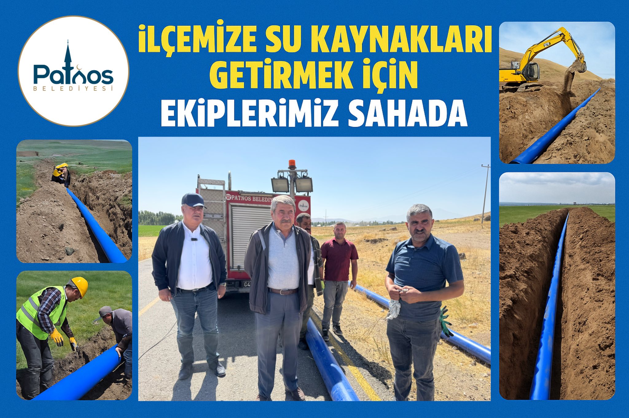 İçme Suyu Sorununa Kalıcı Çözüm İçin Sahadayız